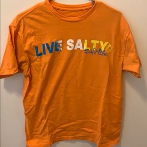 Orange Salt Life Tee Shirt